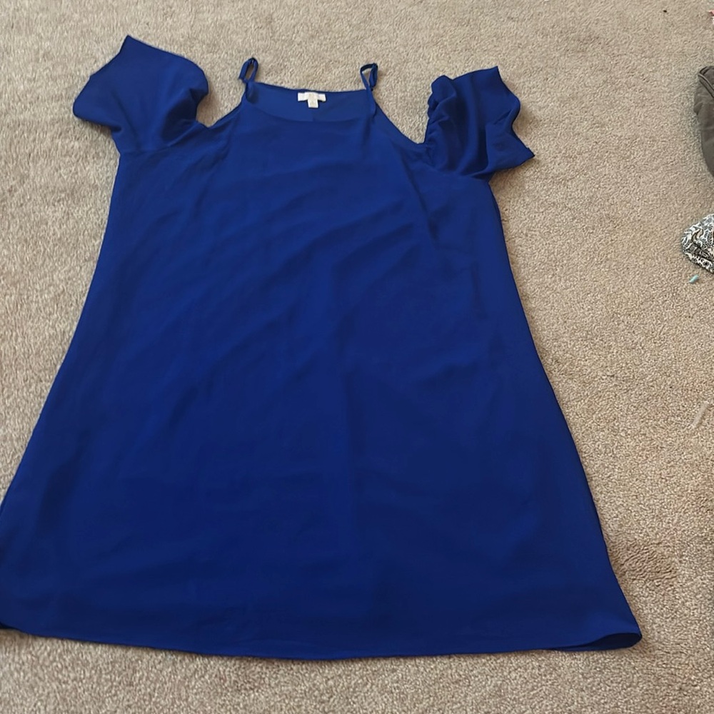 blue dress size large